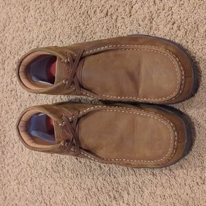 Twisted x safety/work steel toe, leather boots, mens 12